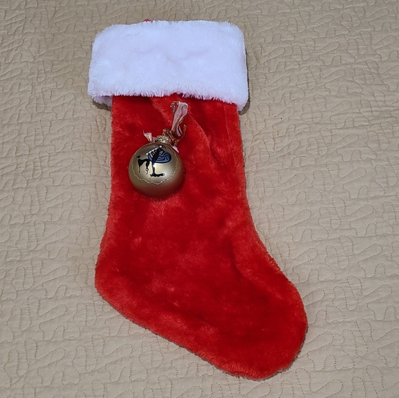 Christmas Stocking with Vintage Erte Russian wolf hound Grey hound ornament - Picture 2 of 4